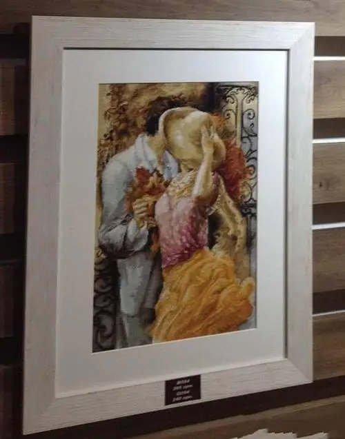 Высококачественный красивый милый комплект для вышивки крестиком Kiss