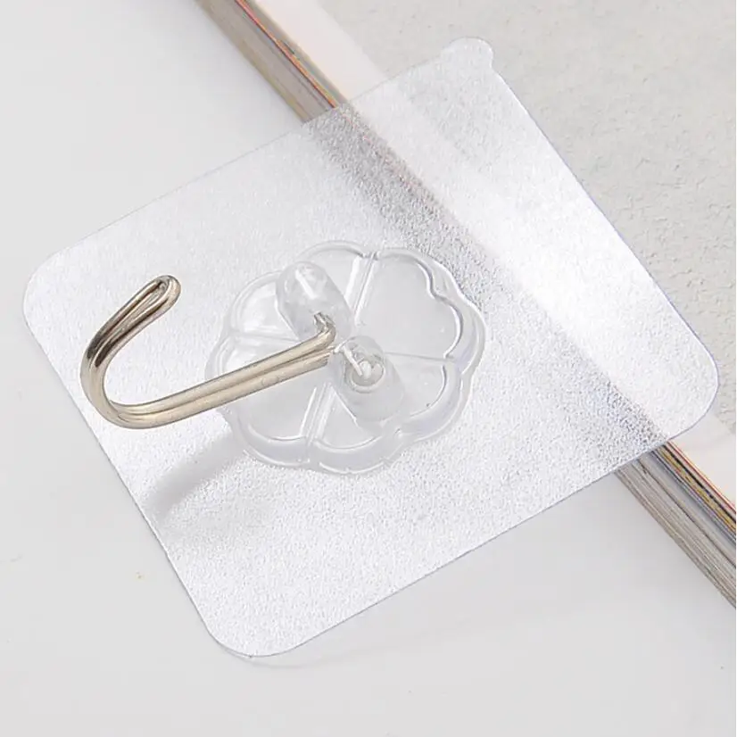 20 шт. прочная настенная присоска крючки вешалка прозрачная крючок для ключа