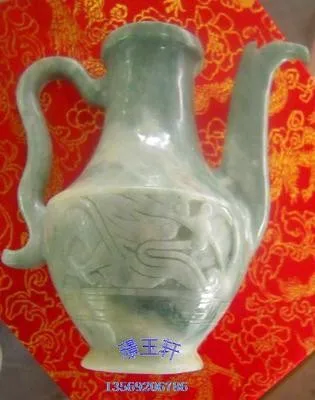 Китай jade Lantian dragon wine a long Yuxiang вино Домашнее украшение ремесла