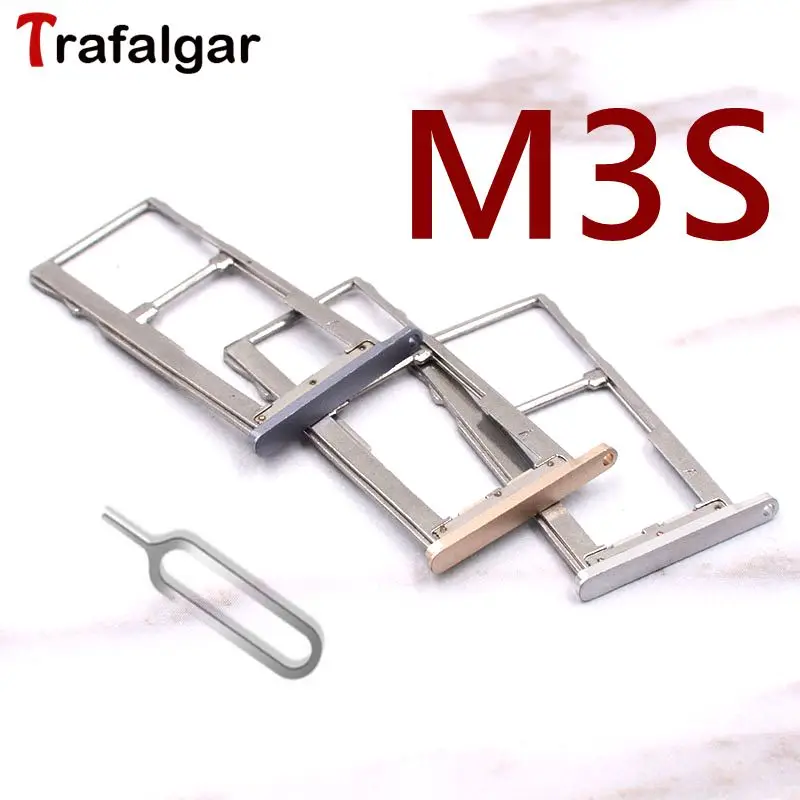 Для Meizu M3S держатель слота для сим-карты Micro SD TF карта адаптер лотка для Meizu M3S Mini sim-слот Y685H Y685Q золото/серебро/серый/розовый