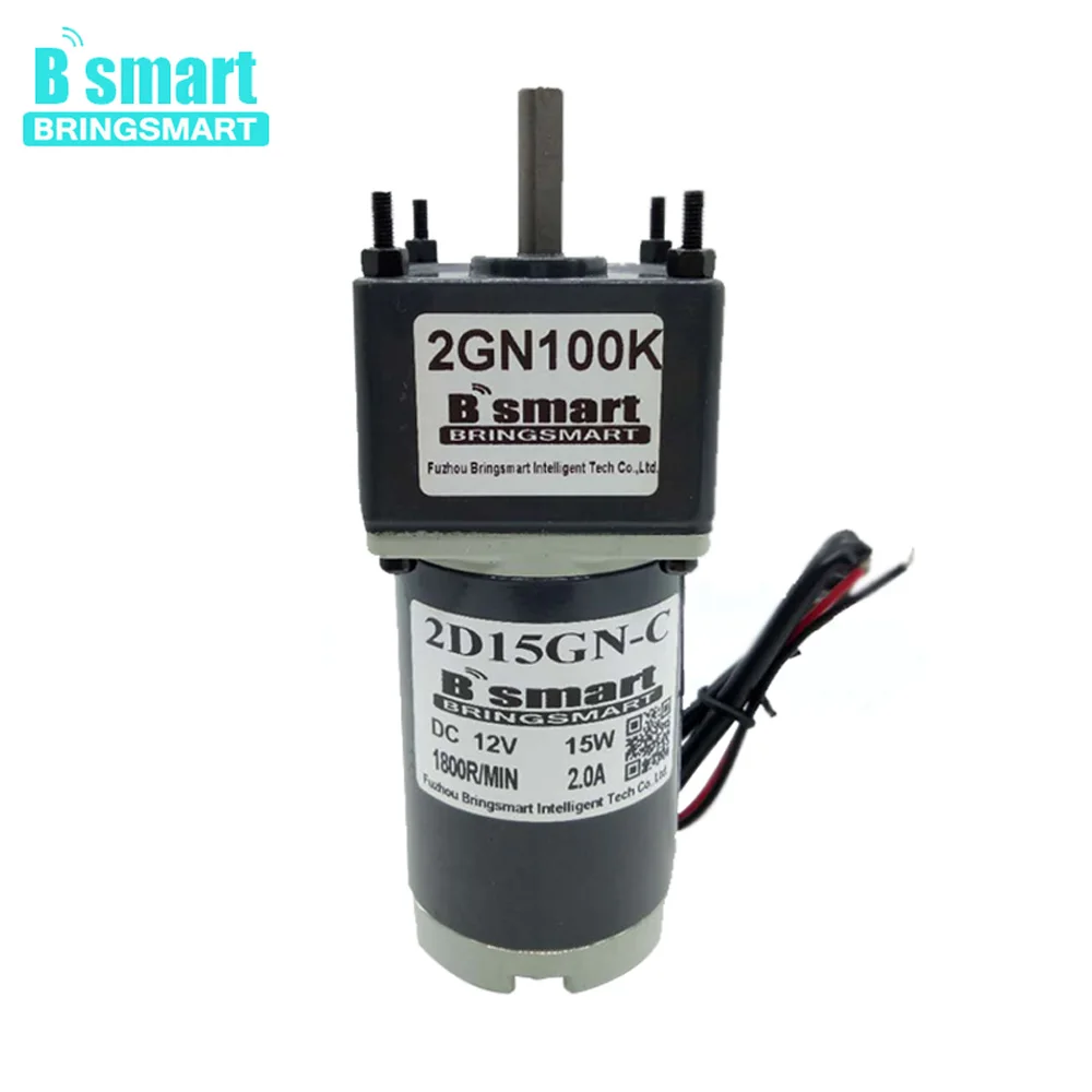 Реверсивный электродвигатель постоянного тока Bringsmart 2D15GN 24 12 вольт|reversible motor|dc gear