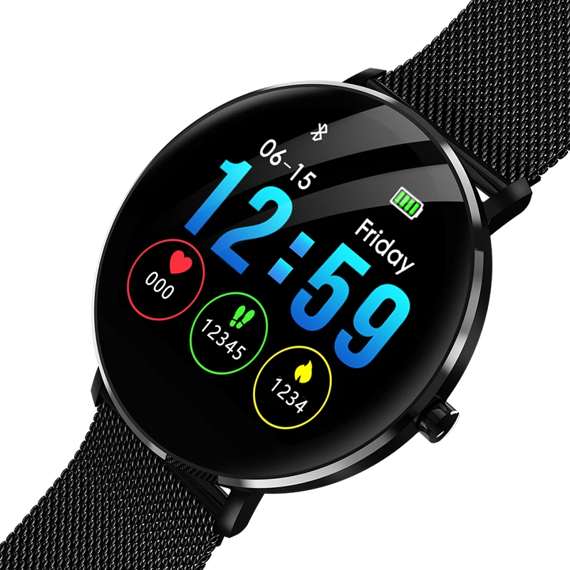 Новый смарт часы Водонепроницаемый Android Full Экран сенсорный цифровые Bluetooth