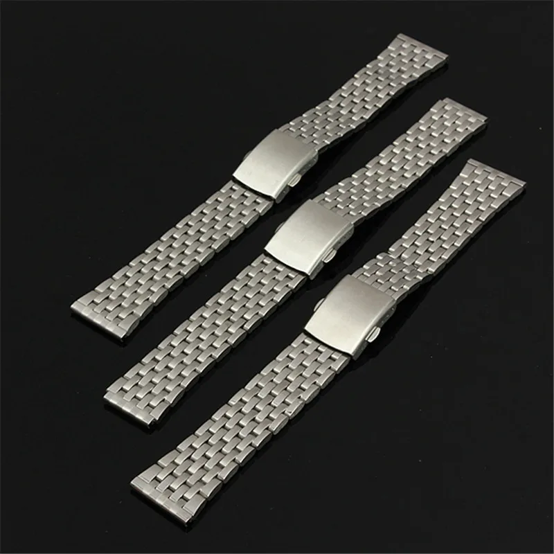 Новинка 2015 ремешок для часов браслет из нержавеющей стали с двумя кнопками