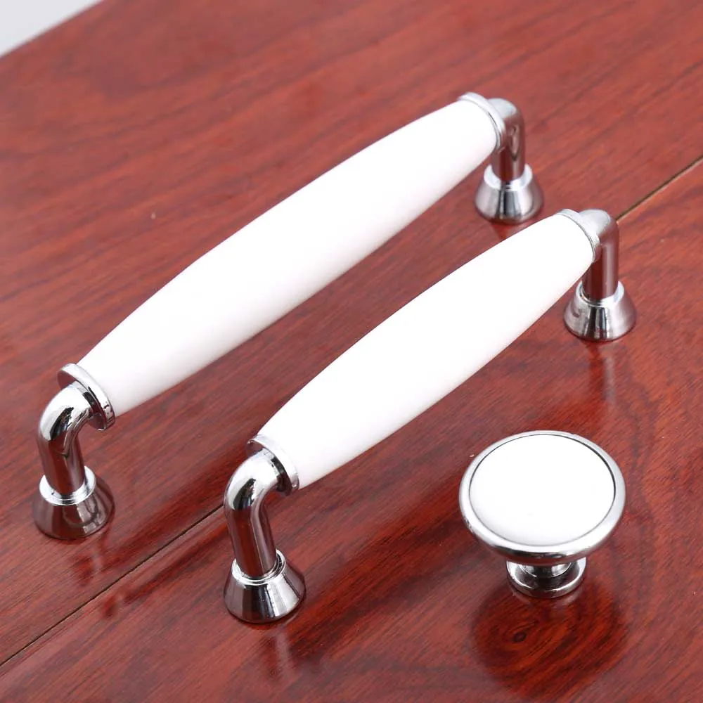 Ручка керамическая для кухонного шкафа 96/128 мм 5 дюймов|furniture handles and knobs|handle for sliding