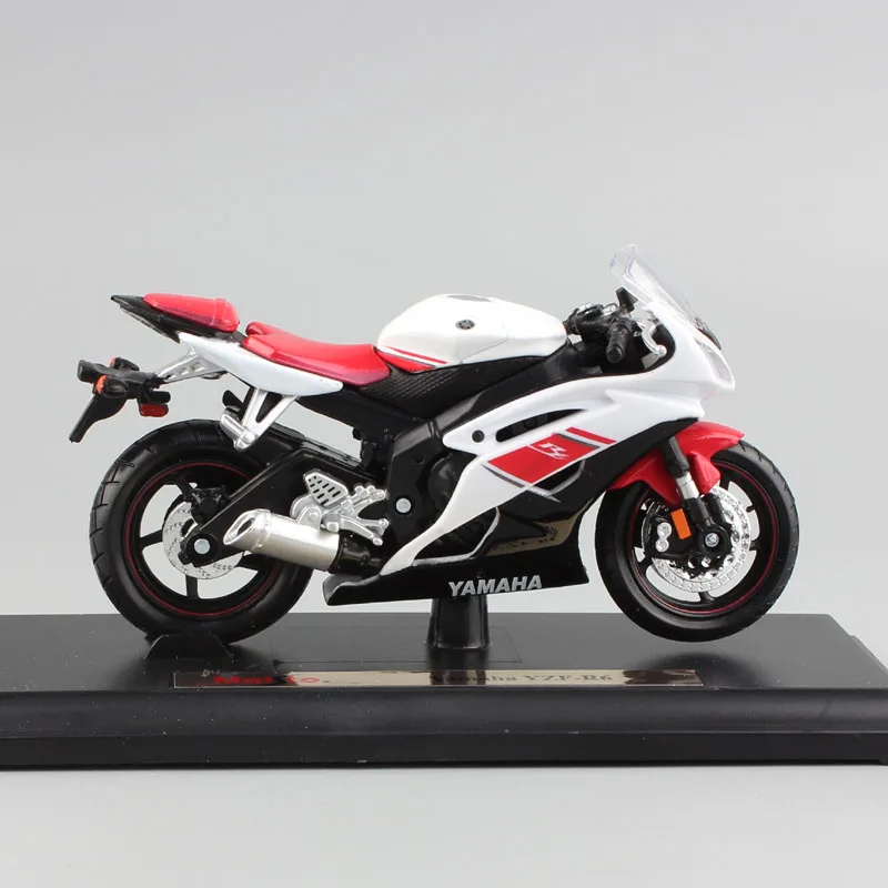 Марка 1/18 масштаб детей YAMAHA YZF R6 Мотоцикл Супер Спорт race Литье металла велосипед