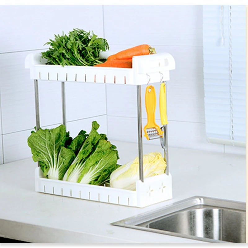 Полка-органайзер для ванной складная из пластика | Дом и сад