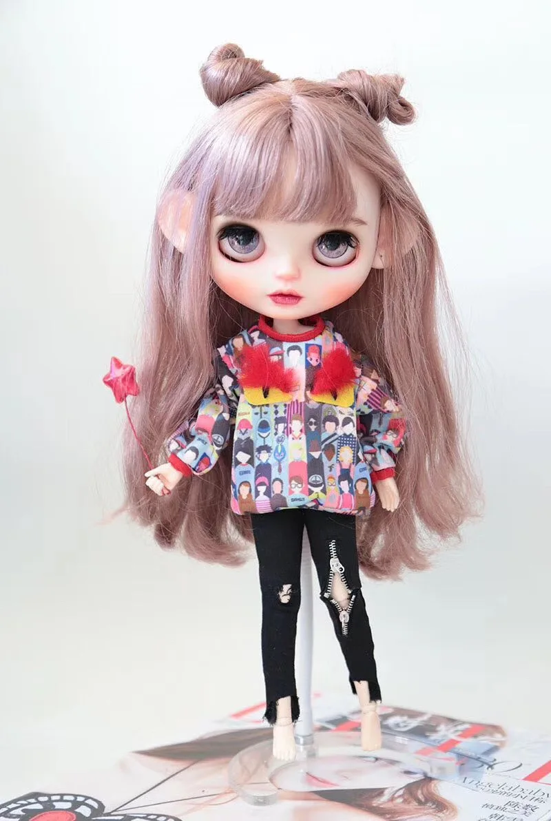 1/6 BJD 30 см кукла игрушки 19 шарнир высокое качество китайская Кукла BJD шарнир Кукла розовый длинные волосы макияж девушка макияж кукла blyth