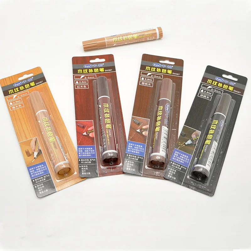 5 COLOR SIPA Floor Grain Repair pen Fine Point Suitable for Wood Furniture floor Scratches and Stains | Канцтовары для офиса и