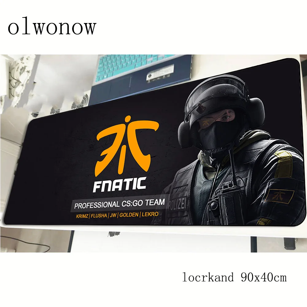 Fnatic Коврик для мыши с изображением 90x40cm Лидер продаж игровой коврик геймер