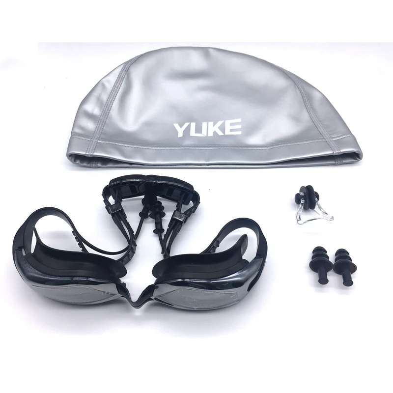 Hat glasses no mp3 Новинка, 4G, 8 ГБ, IPX8, дайвинг, плавание, ming, MP3, водонепроницаемый плеер, наушники для подводного серфинга, спорта, плавания, мини-гарнитура, FM радио, шапка с очками - Цвет: Hat glasses no mp3