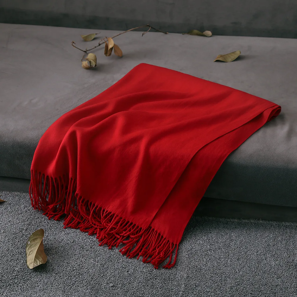 2018 Осенне зимняя обувь новые модные женские туфли шарф сплошной Цвета красный