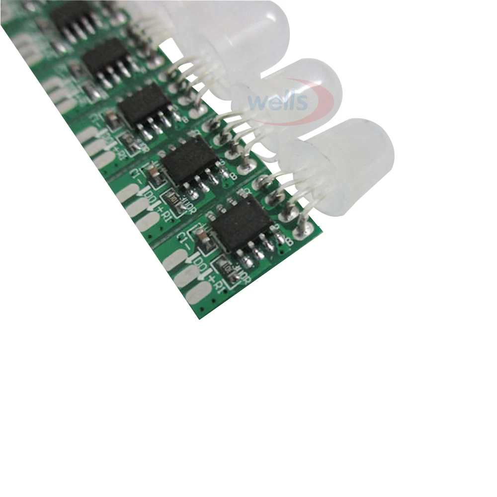 50 шт. Водонепроницаемый 12 мм WS2811 Pixel узел модуля света нет Провода адресный 5 В|12mm