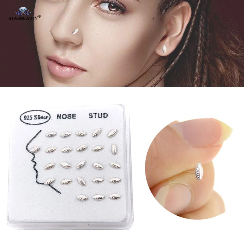 Серьги-гвоздики Starbeauty тонкие 925 пробы x 7 мм 2 шт. | Украшения и аксессуары