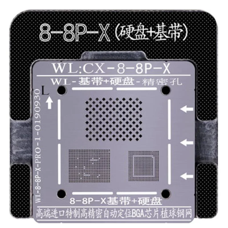 Wozniak WL лучший для iphone 5 5s 6 6s 7 8 XS MAX Plus NAND процессор BGA reball жестяная сетка HDD Baseband трафарет отличная ремонтная база