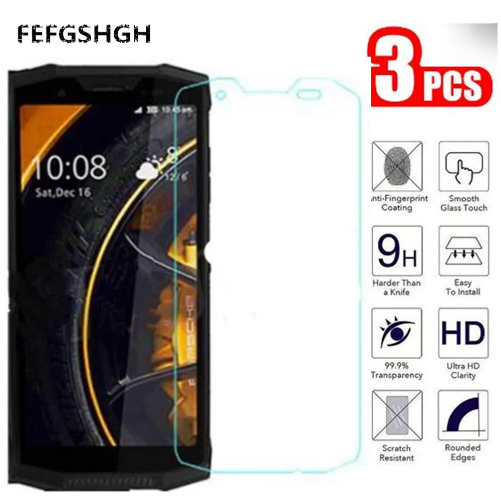 Закаленное стекло 3 шт./лот 2.5D Для DOOGEE S80 Защитное для экрана Lite защитная пленка