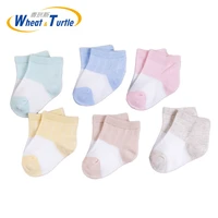 3 pairlot cute baby socks infant socks for girls boys cotton summer autumn newborns toddler anti slip socks 0 24m