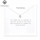 Кулон для ожерелья якорь ожерелье цепочка с кулоном, заявление ожерелье, Женские Ювелирные изделия, лучший друг подарок на день рождения