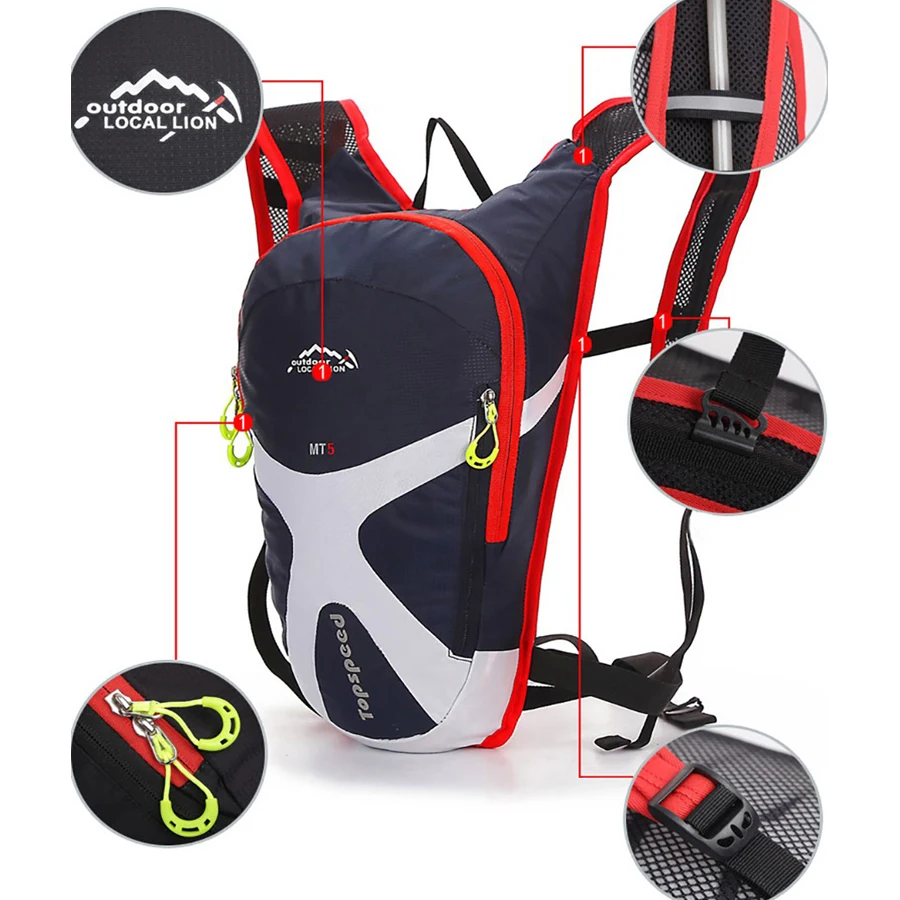 Рюкзак местный для мужчин и женщин ультралегкий горных велосипедов сумка воды