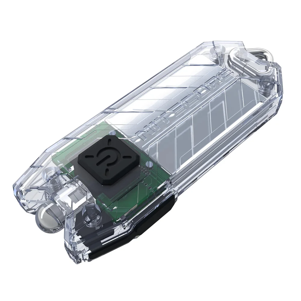 Топ продаж NITECORE Карманный флэш-светильник водонепроницаемый портативный светильник Micro-USB Перезаряжаемый EDC Мини-светильник вес 10 видов цветов KeyLamp - Испускаемый цвет: TRANSPARENT