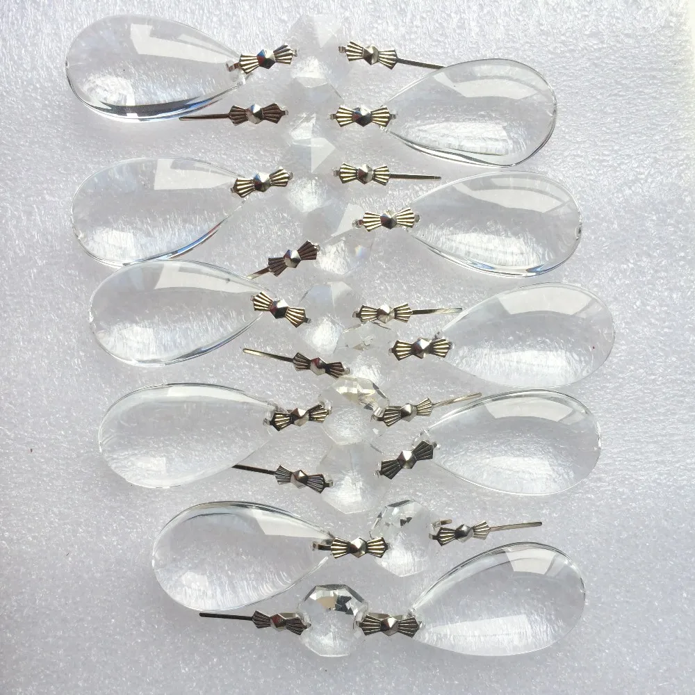 Блестящие Стеклянные хрустальные подвески для люстры стеклянные призмы