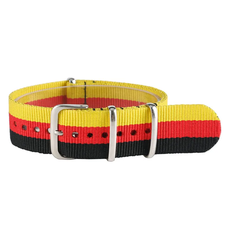 Мягкий нейлоновый ремешок для часов 22 мм в стиле милитари немецком мужчин и