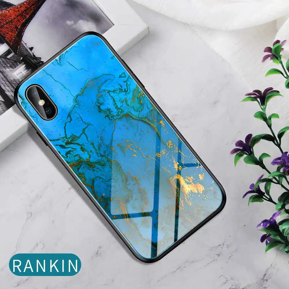 2 Градиентный чехол из закаленного стекла для OPPO Find X A9 R17 F11 pro K1 Reno 10x zoom Z A1K Realme 3 Pro Lite R15X чехол для телефона - Цвет: 2