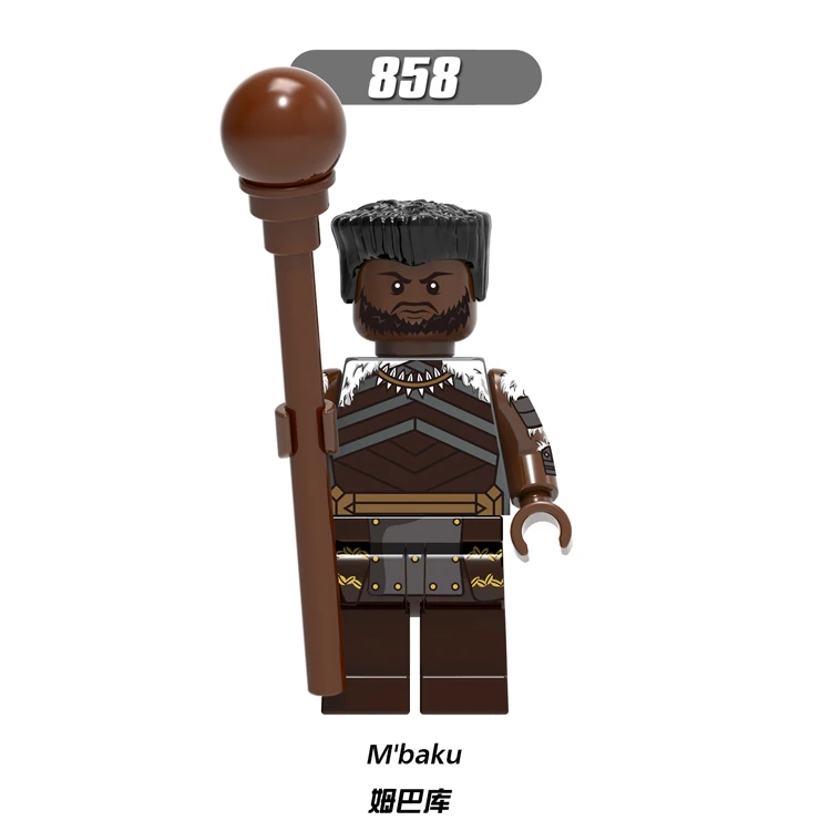 Строительные блоки Черная пантера M'baku Shuri W'kabi Eric Super Heroes кирпичи Подарочные