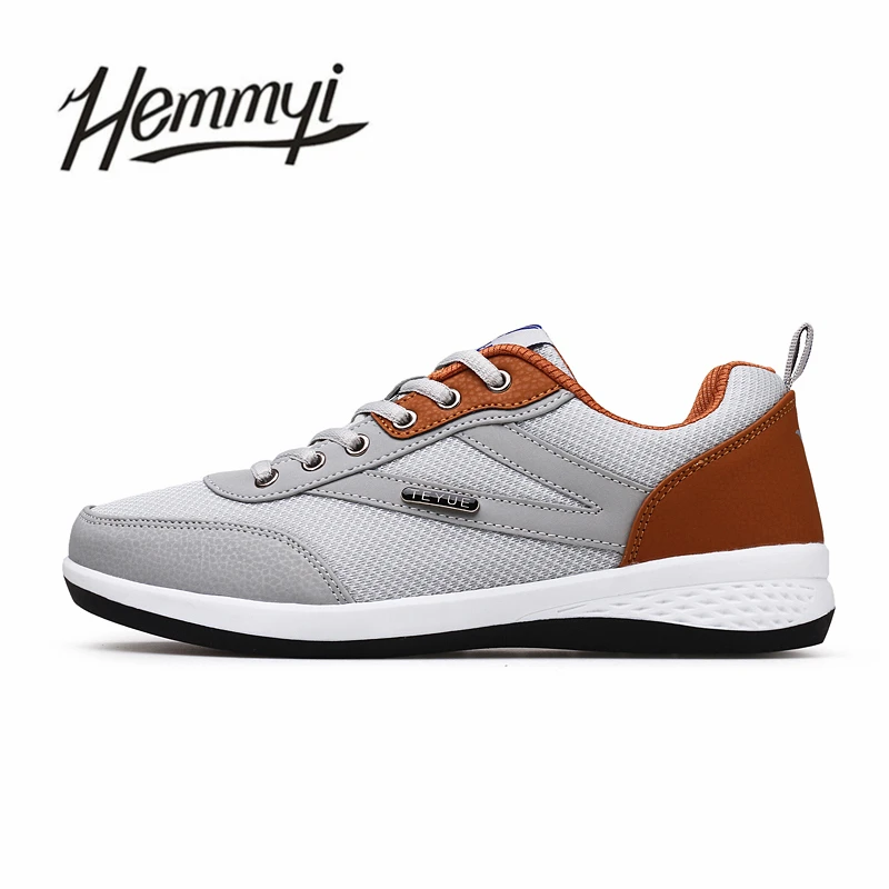Hemmyi 2018 summer new breathable men casual shoes simple male adult mens sneakers blue/black/white chaussure homme | Обувь