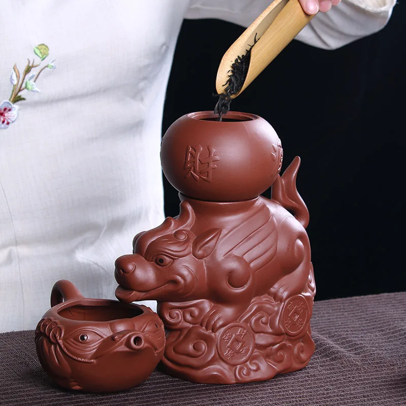 Полный набор Оригинальный автоматический чайный из исинской керамики и кунг