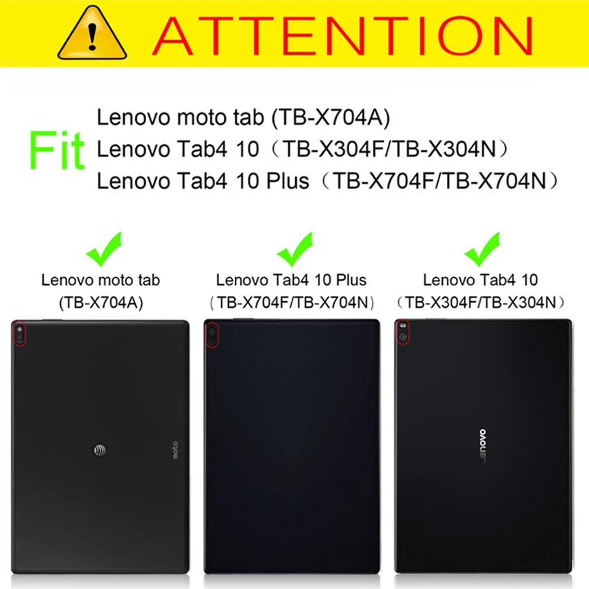 Универсальный чехол-подставка для планшета Lenovo Tab 4 10 ТБ-X304 TB-X704 1 дюйма |