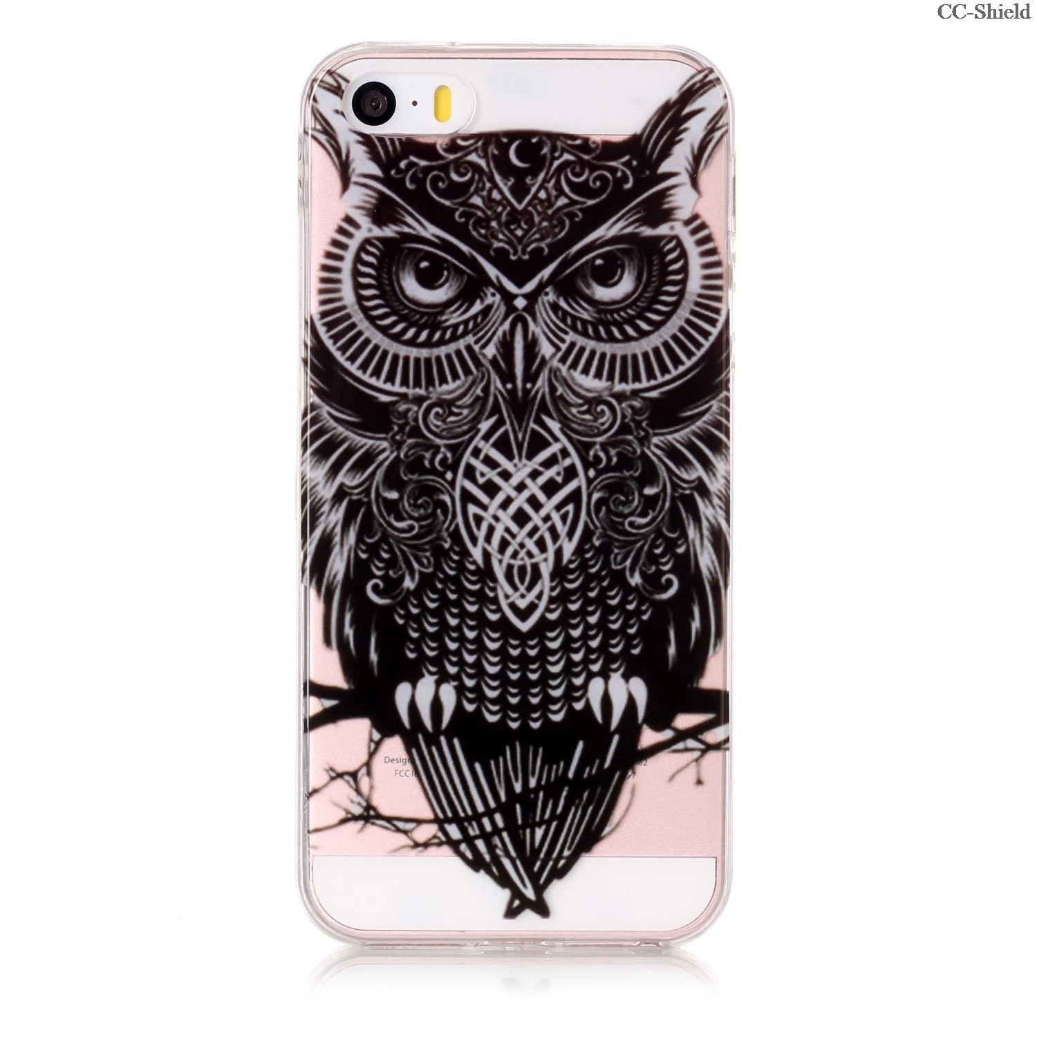 Soft TPU Case for Apple iPhone 5 5S SE Transparent Silicone Phone Cases Cover i iPhone5 iPhone5S case |