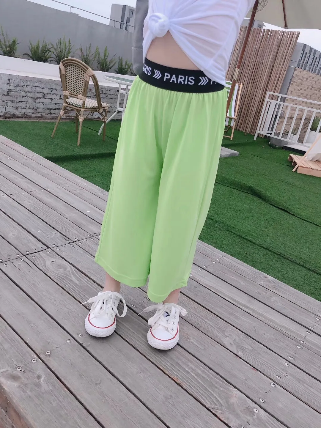 Детская одежда для девочек Лето 2019 Новый иностранный газ буквы удобные мягкие