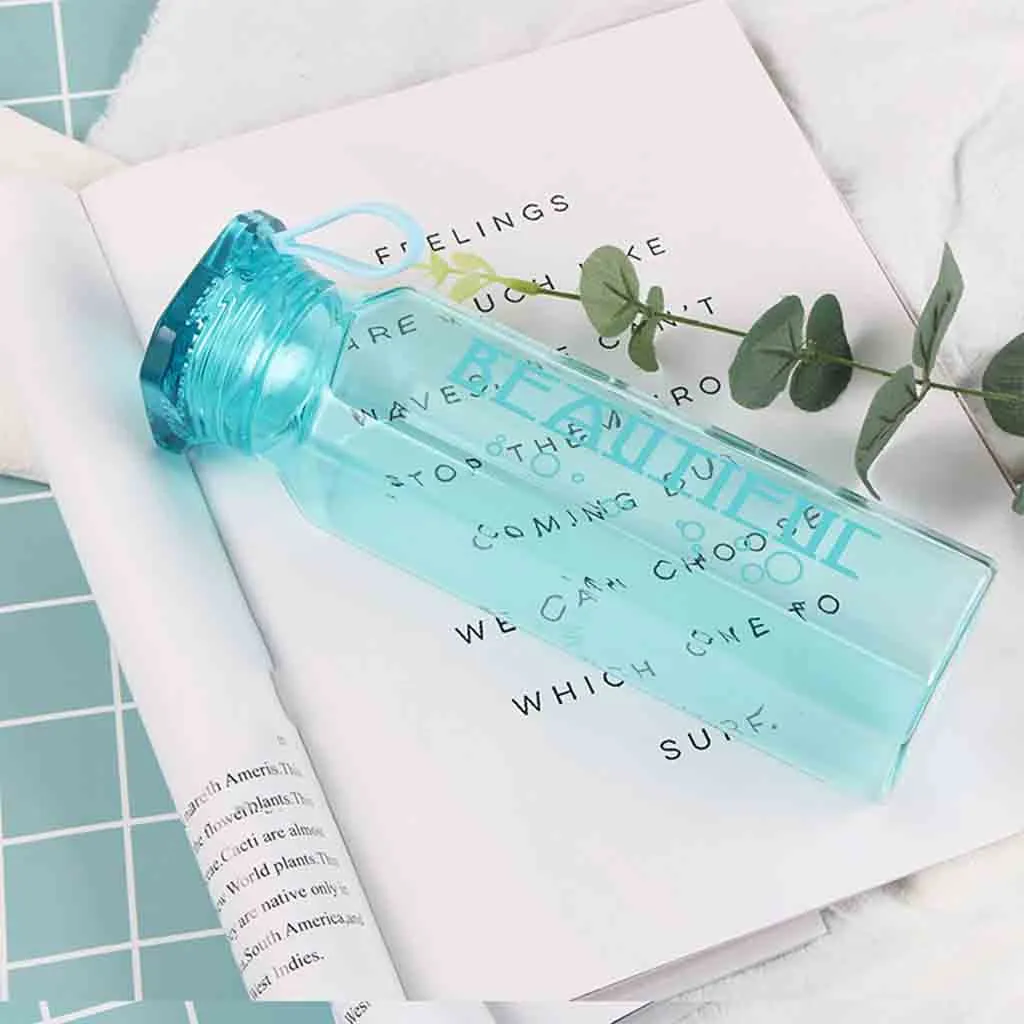 Бутылка для напитков 550 мл непроливающаяся дорожная бутылка воды небьющаяся