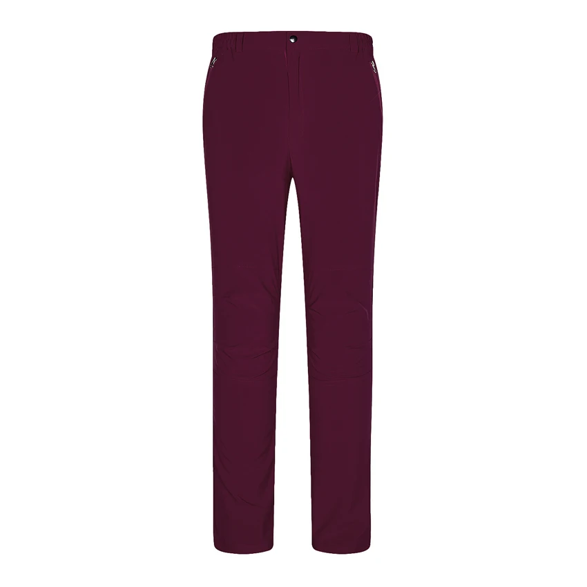 Women Purple Red Горные женские летние быстросохнущие походные брюки, спортивные уличные рыбацкие треккинговые эластичные дышащие брюки VB088 - Цвет: Women Purple Red