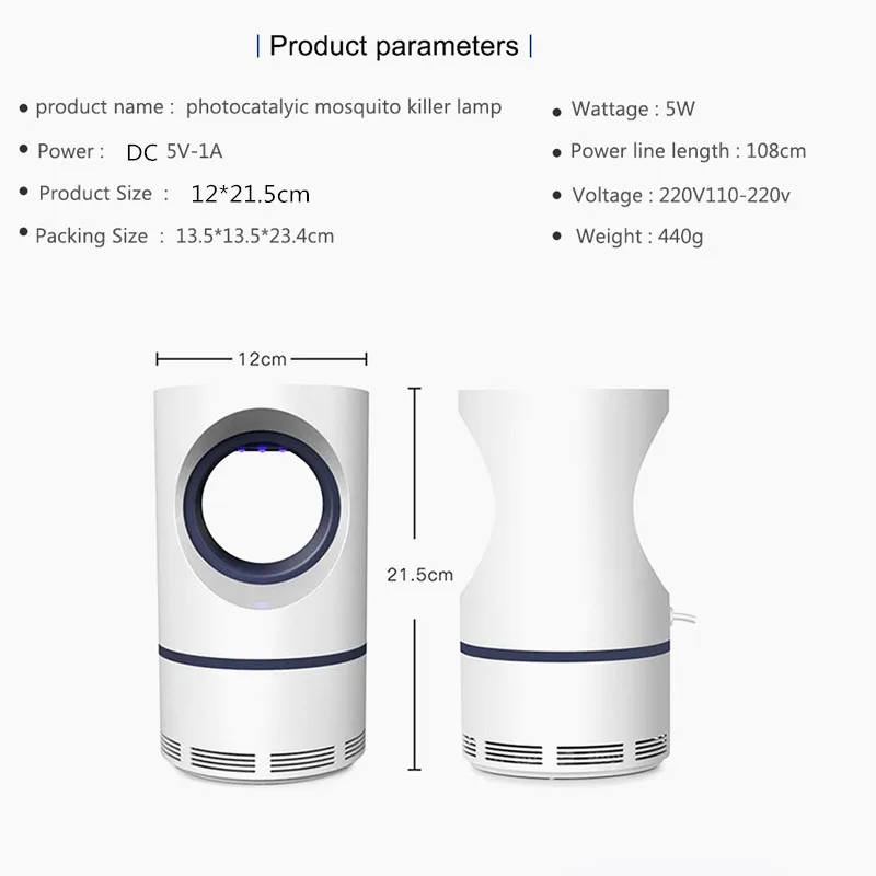 Usb питание от жука Zapper безопасная энергия ультрафиолетовый светильник убийца