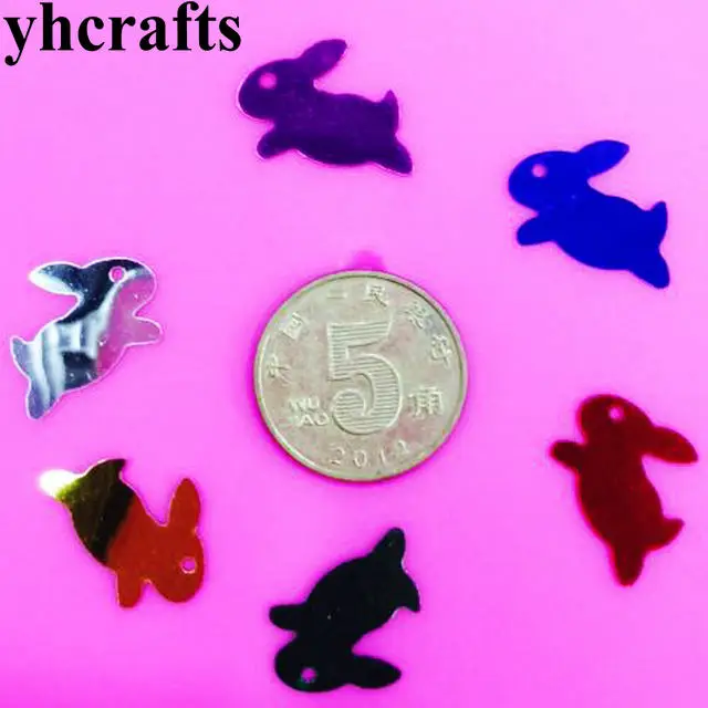 25 г/лот пасхальные блестки в виде кролика материал для рукоделия детские сады