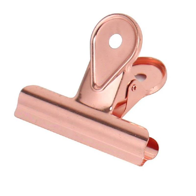 Зажимы для бульдога эластичные и прочные разноцветные цветные складывающиеся