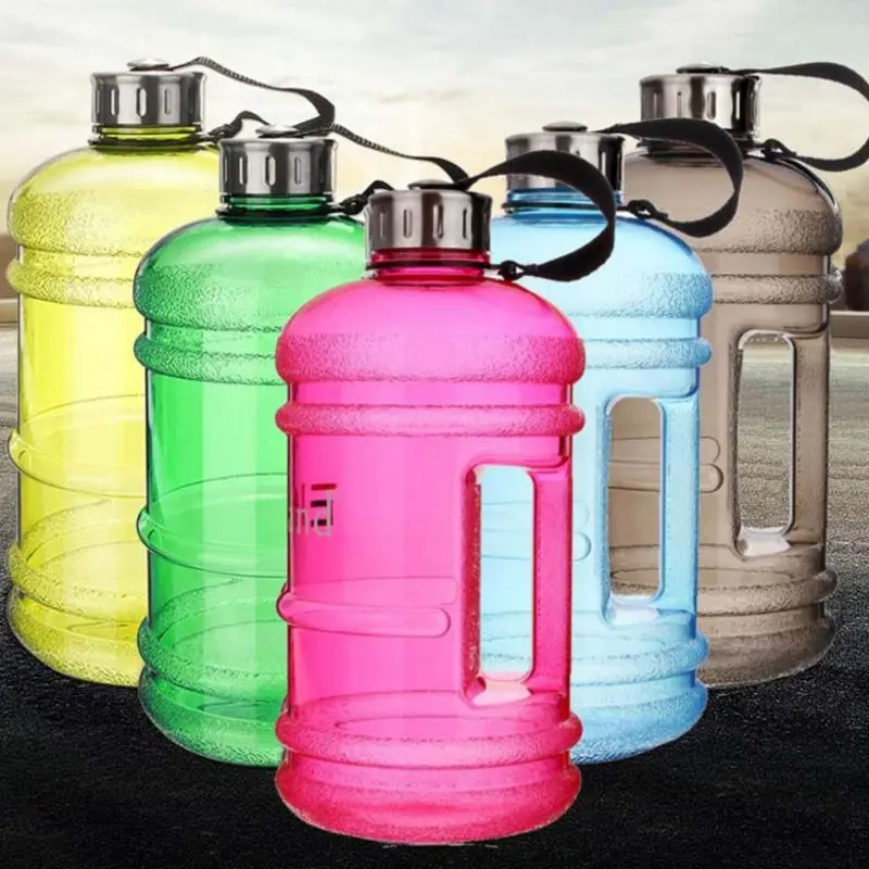 Спортивная бутылка для воды 2 л гантели my shaker чайник напитков 5 цветов garrafas bouteille