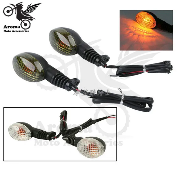 Световой сигнал поворота для мотоцикла прозрачная дымовая линза Kawasaki EX250R KLX250SF