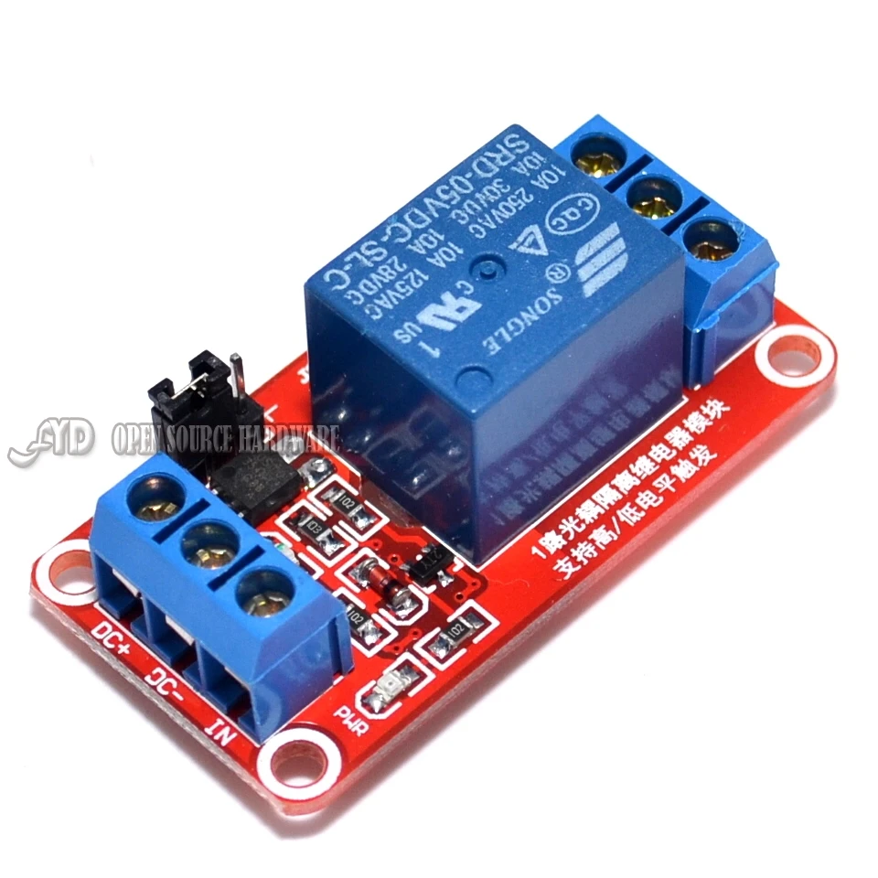 1 канал с оптроном изоляции для поддержки высокого и низкого уровня триггера