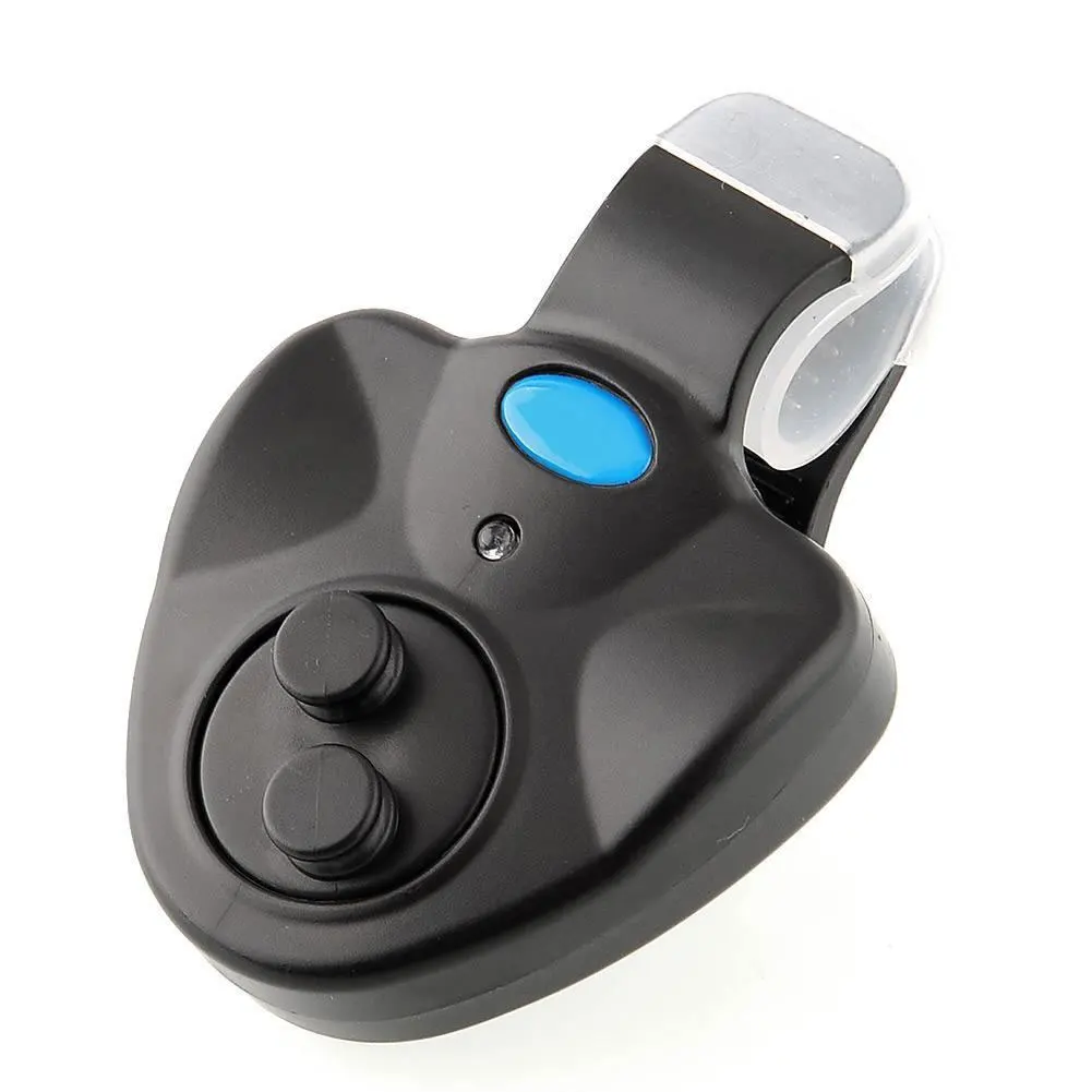 Черный маленький мини электронный беспроводной ABS сигнал о укусе Рыбы Ночной