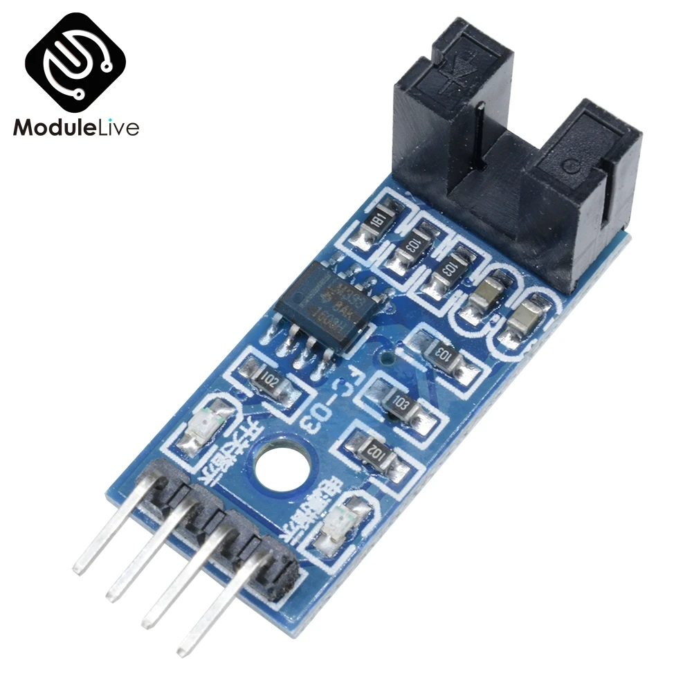 Модуль датчика скорости Тип слота ИК оптопара LM393 для Arduino Groove датчик муфты 3 В 5 в