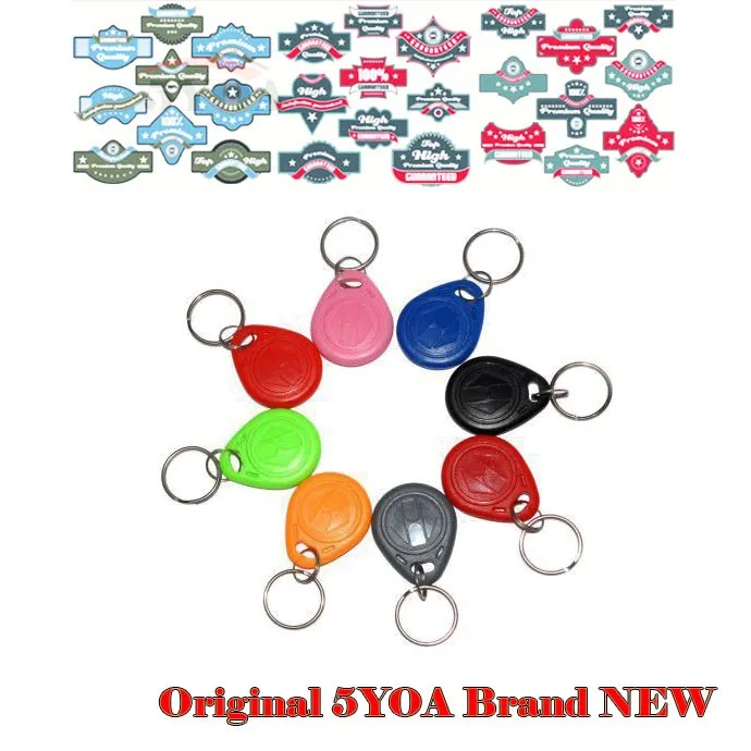 100 шт./лот идентификационные брелки RFID Метка брелок карта 125 кГц Бесконтактный