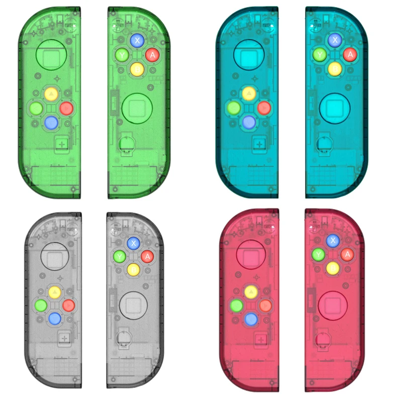 5 комплектов Сделай Сам чехол сменный Прозрачный для консоли joycon L R контроллер
