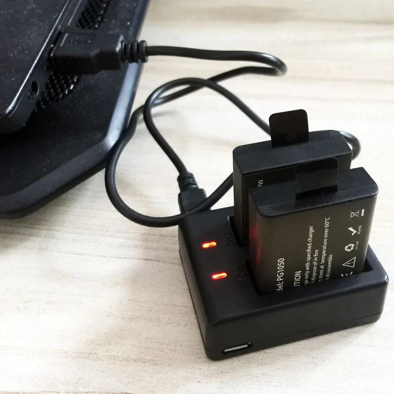 Для eken набор аксессуаров двойное зарядное устройство 1050mAh литий-ионный аккумулятор автомобильное зарядное устройство монопод коробка для хранения для H9 H9R экшн-камеры