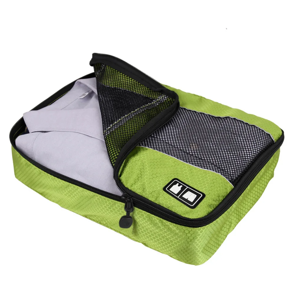 BAGSMART 3 шт./компл. дорожные сумки для футболки в стиле унисекс нейлон упаковка
