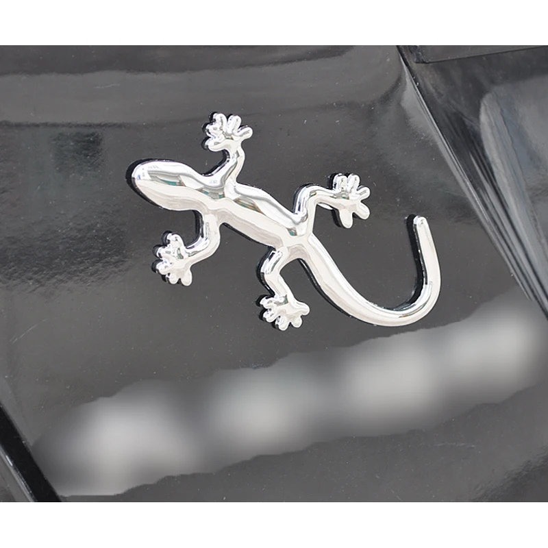 Забавные 3D наклейки Gecko эмблема укладки крышка кузова автомобиля для Ford Focus VW