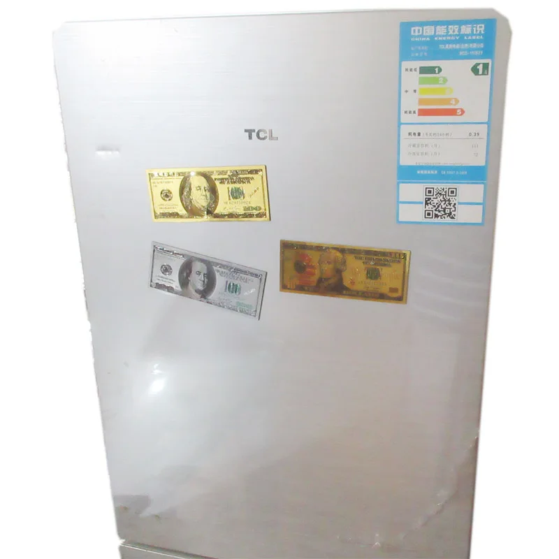 Магниты на холодильник в форме 100 долларов магниты подарочные изделия из смолы