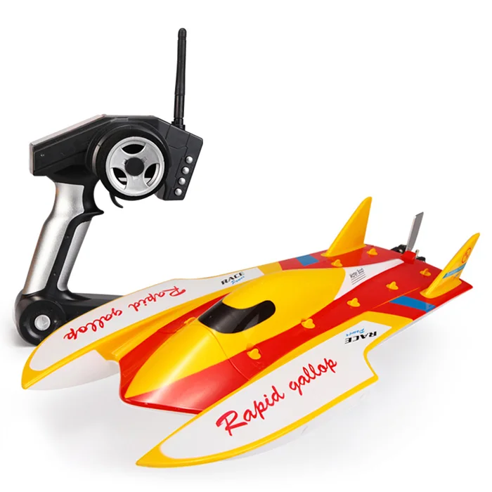 WLtoys 913 бесщеточная высокоскоростная радиоуправляемая лодка 4CH 2,4 GHz электронная лодка с дистанционным управлением двухсторонняя многофункциональная гоночная скоростная лодка
