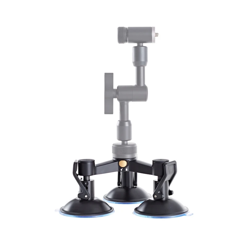 DJI Osmo тройное крепление на присоске основание 1/" Резьбовая резьба позволяет использовать различные аксессуары, совместимые с Osmo серии
